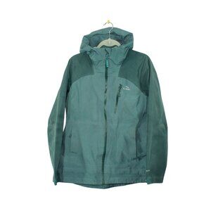 LL Bean Pathfinder Goretex Shell Jacket Green Size Large